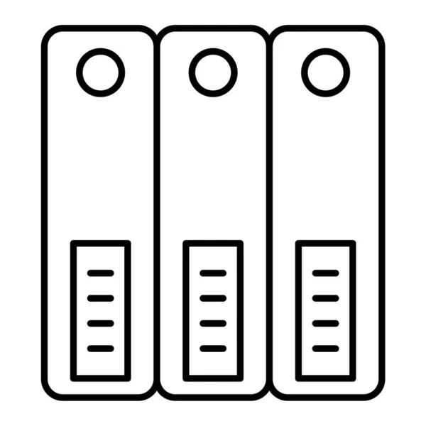 Vektorordner Flaches Symbol — Stockvektor