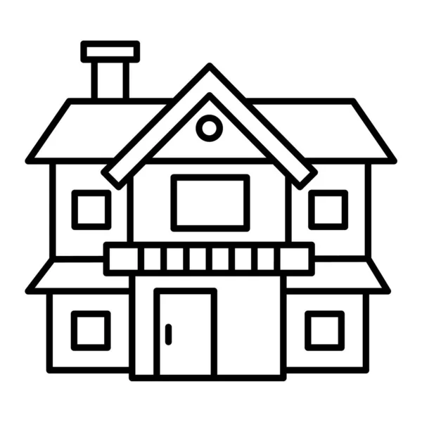 Icono Casa Vector Ilustración — Vector de stock