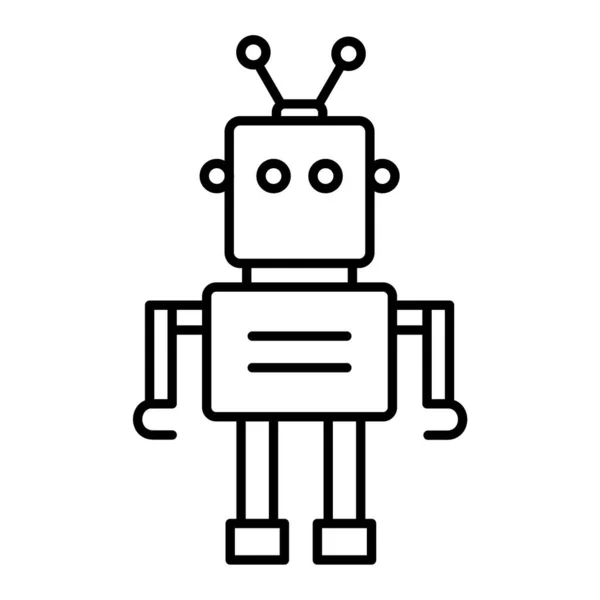 ロボットのアイコンベクトルイラスト — ストックベクタ