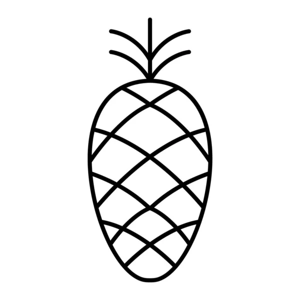 菠萝图标矢量图解设计 — 图库矢量图片