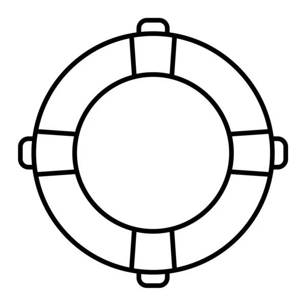 Ref Lifebuoy Набросок Элементов Дизайна Векторных Линий Спасателей Веб — стоковый вектор