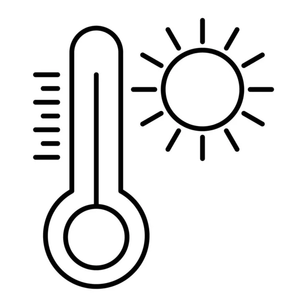 Sonnenwetter Einfache Illustration — Stockvektor