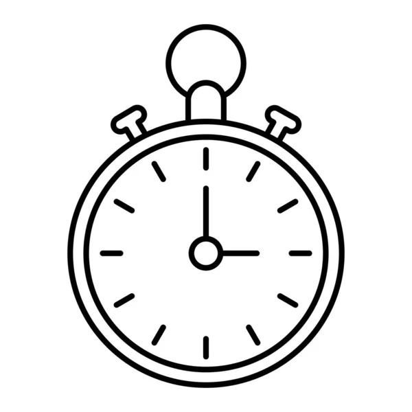 Kronometre Simgesi Ana Hatlı Kronometre Vektör Resimleme Sembolü — Stok Vektör