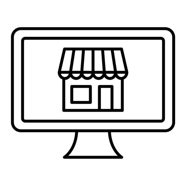 Online Shop Webikone — Stockvektor