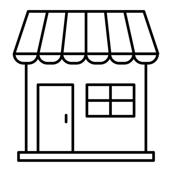 Tienda Icono Web Ilustración Simple — Vector de stock