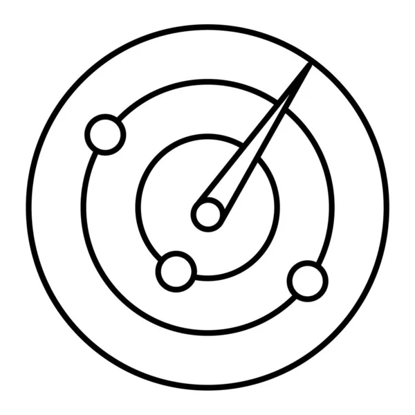 用于网络和移动设计的圆形隔离矢量图形速度计图标 — 图库矢量图片