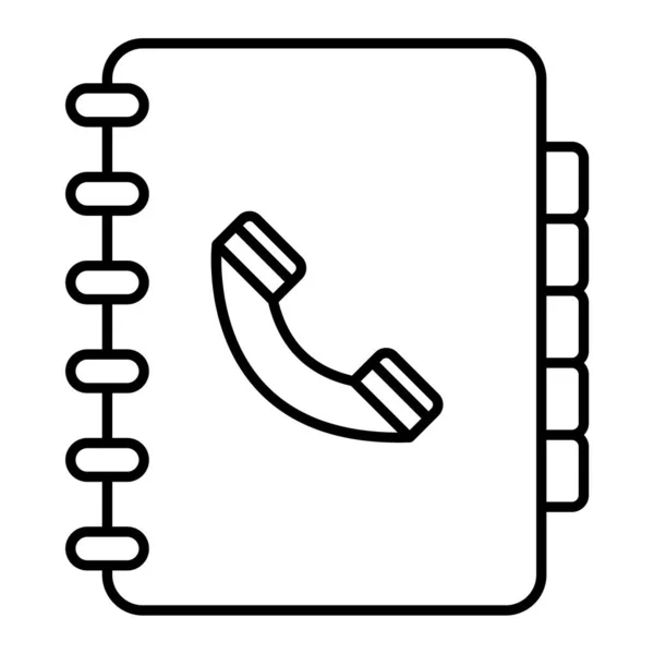 Telefoon Pictogram Vector Illustratie — Stockvector