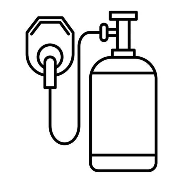 Water Pump Icon Outline Medical Care Equipment Vector Symbol Web — Stock Vector