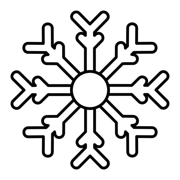 雪花图标矢量插图 — 图库矢量图片