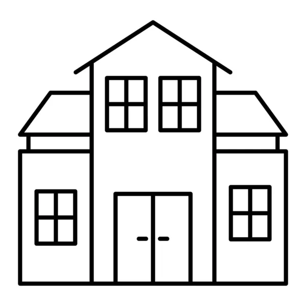 Hausbau Symbol Vektor Illustration — Stockvektor