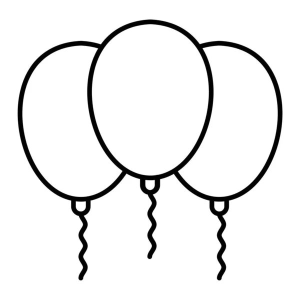 Globos Helio Vector Ilustración Diseño — Archivo Imágenes Vectoriales