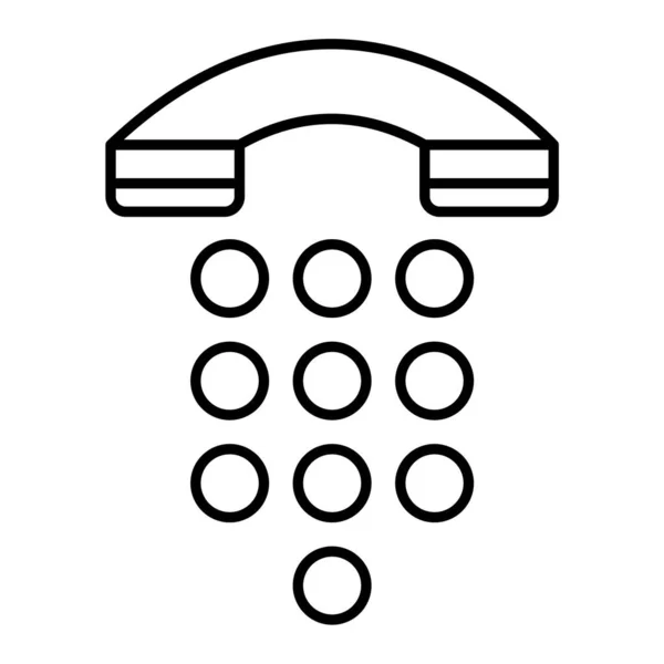 Telefon Icon Vektor Illustration — Stockvektor