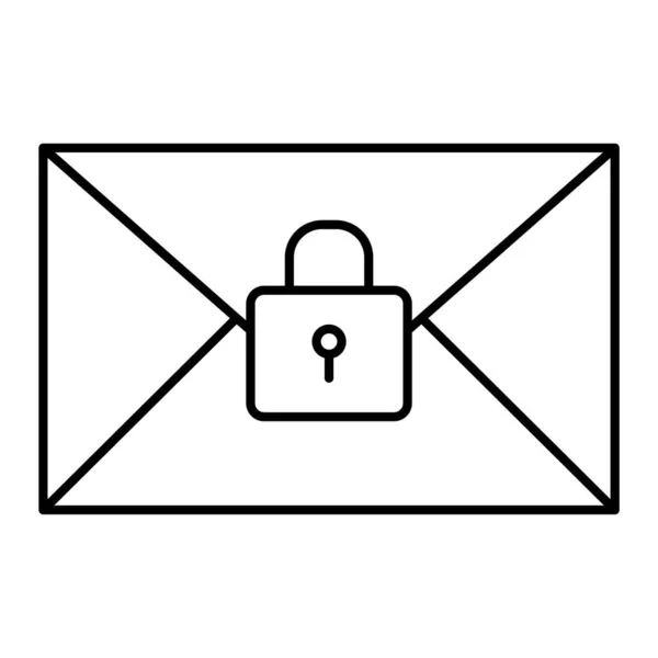 Email Üzenet Ikon Vektor Illusztráció Grafika Tervezés — Stock Vector