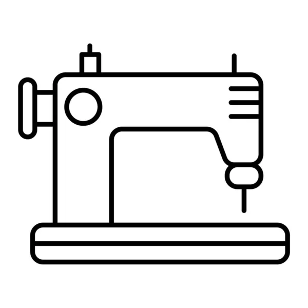 Naaimachine Icoon Schets Illustratie Van Oude Kleermaker Vector Symbool Voor — Stockvector