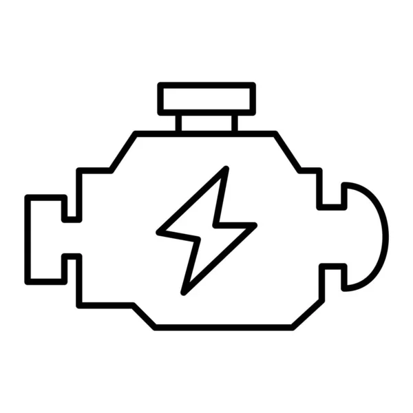 Чертеж Иконки Двигателя Автомобиля Концептуальная Иллюстрация — стоковый вектор