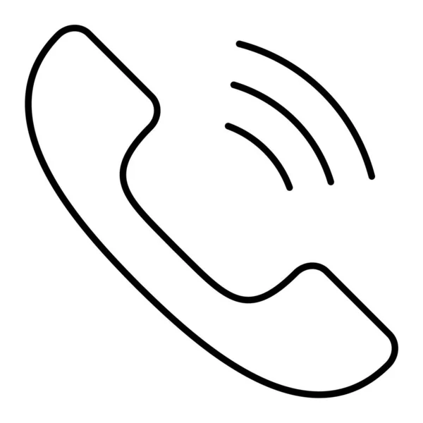 Telefonsamtalsikonen Enkel Illustration Telefonmottagare Vektor Ikoner För Webben — Stock vektor