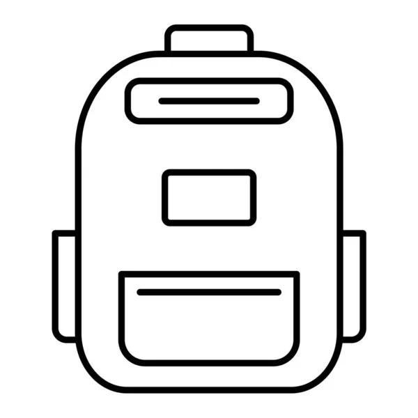 Mochila Icono Vector Ilustración — Archivo Imágenes Vectoriales