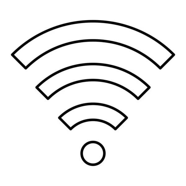 Icono Wifi Vector Ilustración — Archivo Imágenes Vectoriales