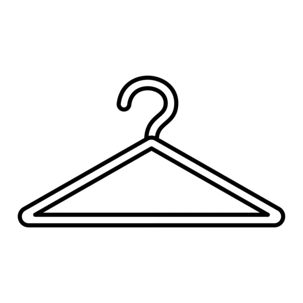 Kleiderbügel Symbol Vektorillustration — Stockvektor