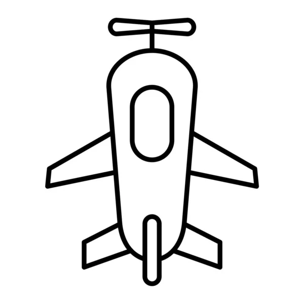 Plane Icon Vector Isolated White Background Your Web Mobile App — Stock Vector