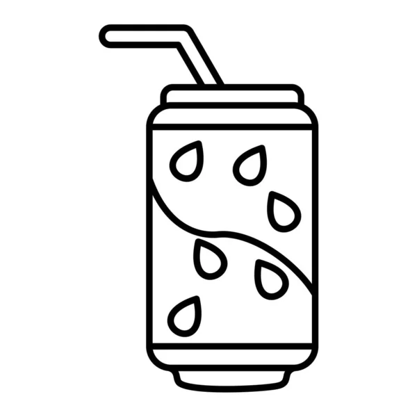 Ilustração Vetorial Ícone Vidro Bebida —  Vetores de Stock
