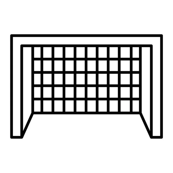 Tennis Ikone Umriss Sport Fußball Vektor Illustration Piktogramm Auf Weißem — Stockvektor