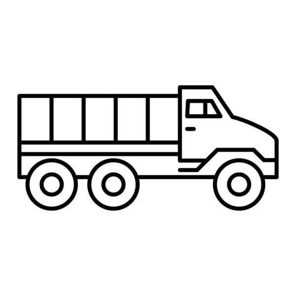 Camión Icono Web Ilustración Simple — Archivo Imágenes Vectoriales