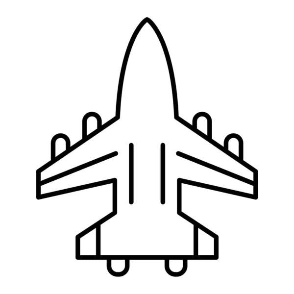 Flugzeug Symbol Vektor Illustration — Stockvektor