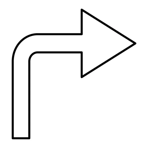 Arrow Web Icon Simple Design — Stock Vector