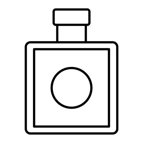 Icono Botella Perfume Esquema Ilustración Los Iconos Vectores Loción Protección — Archivo Imágenes Vectoriales