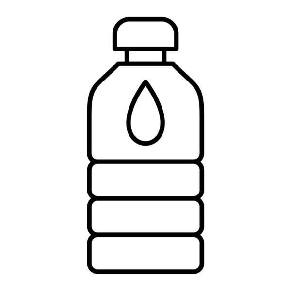 Water Bottle Icon Outline Illustration Jar Vector Fill Style Icons — Stock Vector