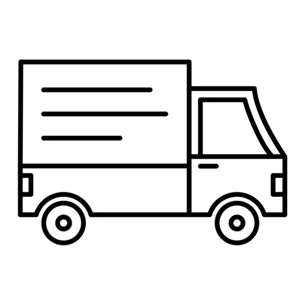 Доставка Вантажівка Простий Дизайн — стоковий вектор