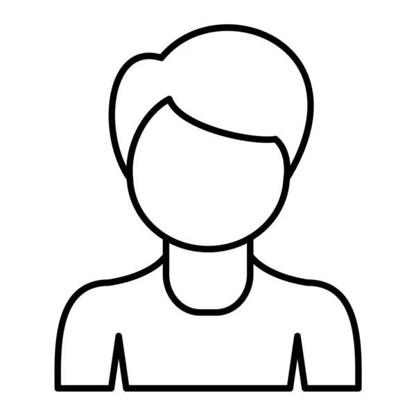 Жінка Значок Аватар Профіль Людини Людська Тема Ізольований Дизайн Векторна — стоковий вектор