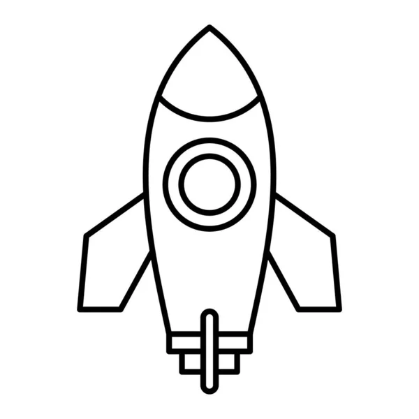 Raket Ikon Vektor Illustration — Stock vektor