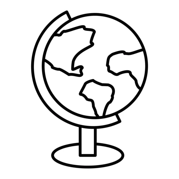 Икона Мира Набросок Иконок Вектора Планеты Географии Сети — стоковый вектор