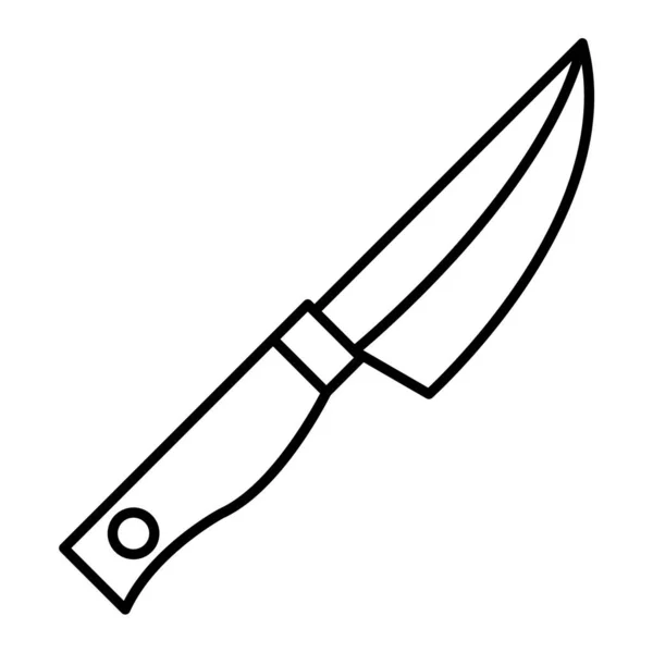 Значок Ножа Контур Иллюстрации Кухонных Векторных Иконок Веб — стоковый вектор