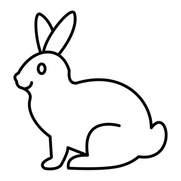 Niedlich Kaninchen Cartoon Vektor Illustration Grafik Design — Stockvektor