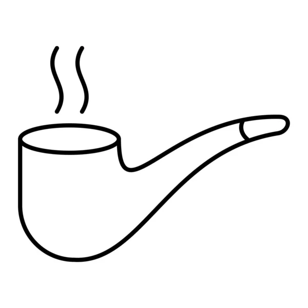 Fumar Icono Pipa Esquema Ilustración Iconos Vectoriales Cigarrillos Para Web — Archivo Imágenes Vectoriales