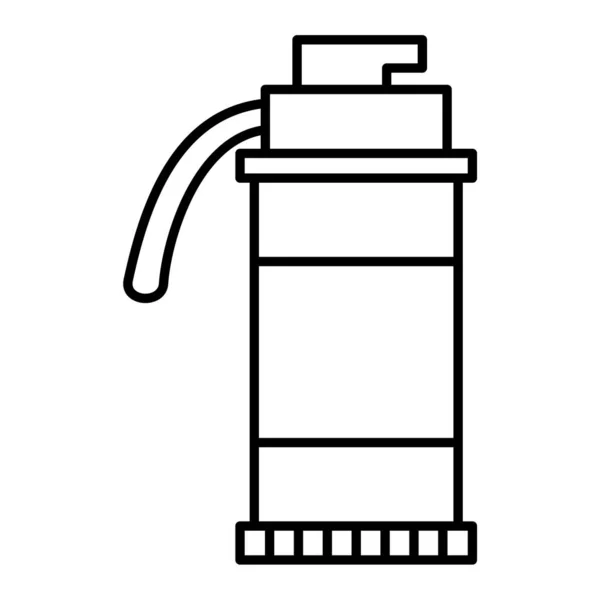 Ikona Vodního Čerpadla Obrys Ilustrace Vektorových Ikon Plynového Ohřívače Pro — Stockový vektor