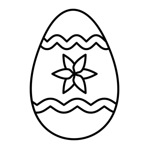Пасхальное Яйцо Луком Векторной Иллюстрацией Вручную — стоковый вектор
