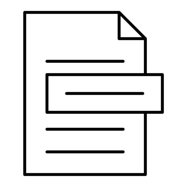 Ikona Formatu Pliku Ilustracja Wektora — Wektor stockowy