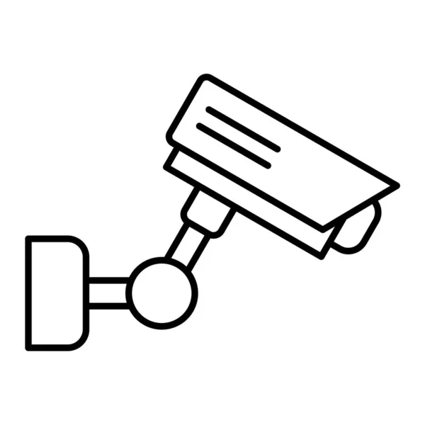 Cctv Icono Cámara Símbolo Del Sistema Seguridad Estilo Diseño Plano — Vector de stock