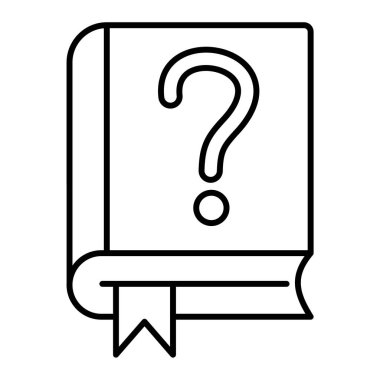 kitap simgesi vektör illüstrasyonu