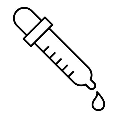 Şırınga ikonu vektör çizimi