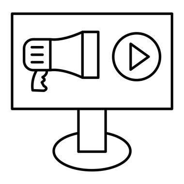 seo modern simgesinin vektör illüstrasyonu