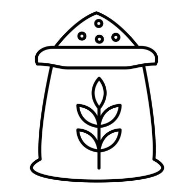 Yapraklı bitki kabı vektör illüstrasyon tasarımı