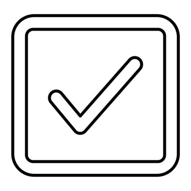 İşaret simgesini işaretle. vektör illüstrasyonu