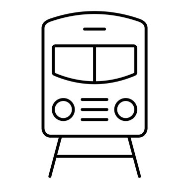 tren simgesi vektör illüstrasyonu