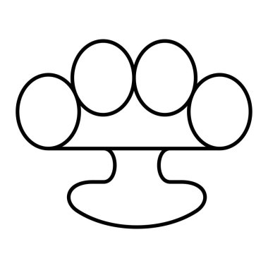 Yiyecek ve teknoloji sembolünün vektör çizimi. Ağ için ağaç ve alan tabelaları koleksiyonu.