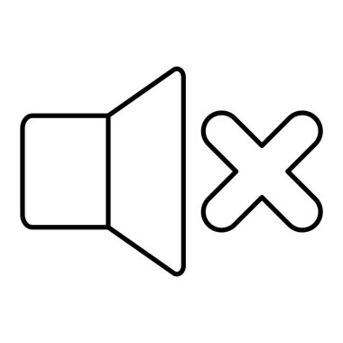 ses simgesi vektör illüstrasyonu